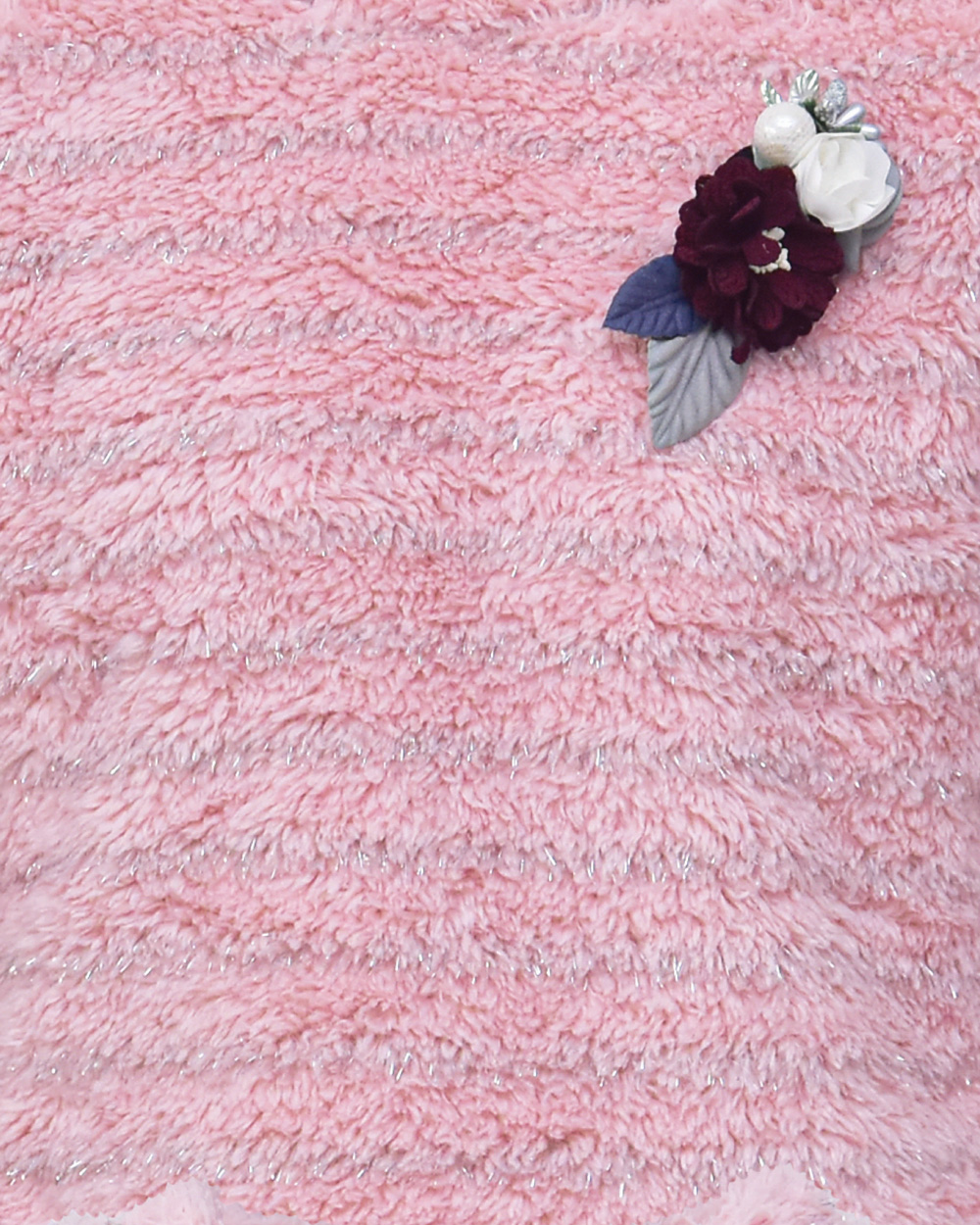 Striped Lurex Fur Top – Daffodils